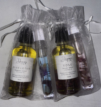 DRIPPY COSMETICSLuxury Oil + Glossy Lip Oil DuoPick any Gloss + Oil for only $55! Save up to [product_description]9.90 when you shops this duo.
 
RRP Glossy lip oils $29.95
Floral oils $44.95
Glow drops $39.95
 
Comes in beautiful 